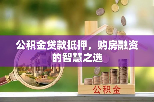 盐埔公积金贷款抵押，购房融资的智慧之选