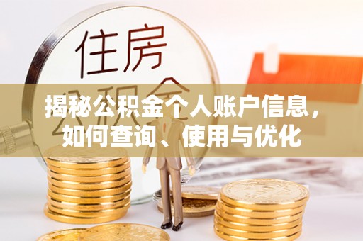 盐埔揭秘公积金个人账户信息，如何查询、使用与优化