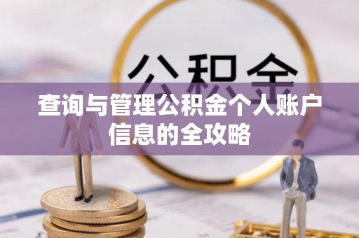 盐埔查询与管理公积金个人账户信息的全攻略